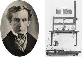 Samuel F.B. Morse creates the telegraph