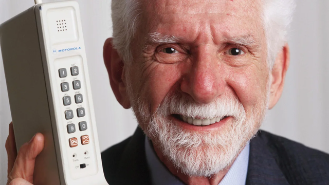 Martin Cooper invents the first cell phone