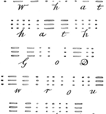 David Alter made the first telegraph message