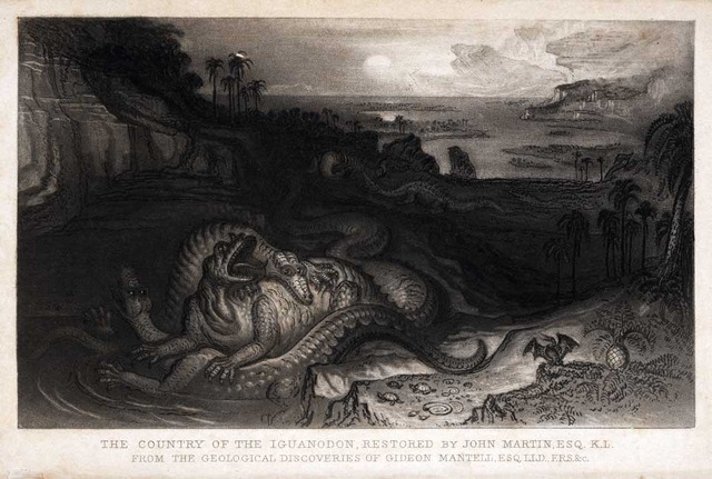 John Martin, 1838 "The country of the _Iguanodon_"