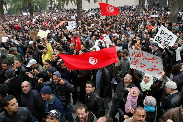 Tunisian government overthrown
