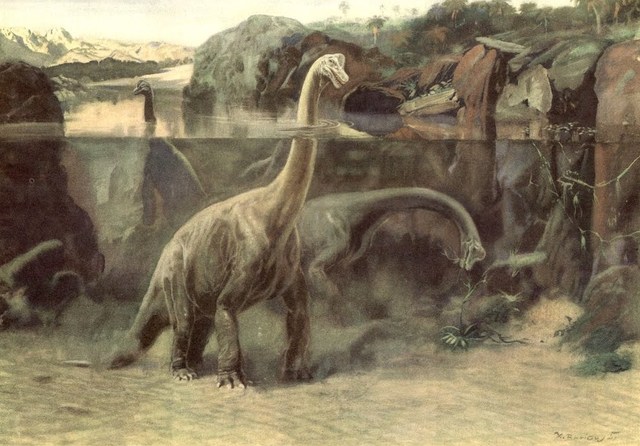Z. Burian 1941 _Brachiosaurus_