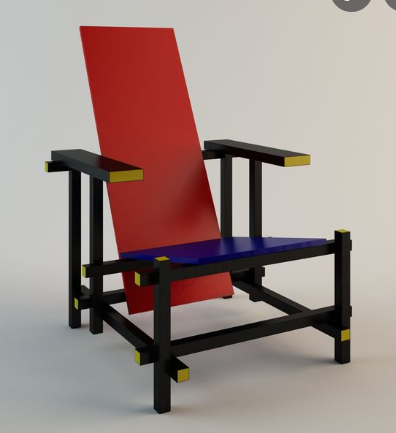 LA SILLA ROJA Y AZUL