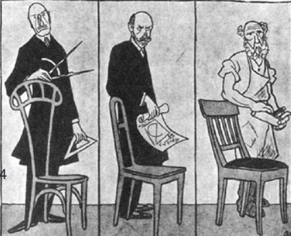 Cartel caricatura 1914