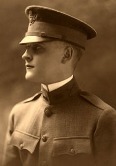 Expecting to die in the trenches of Europe, he writes his first novel, The Romantic Egoists