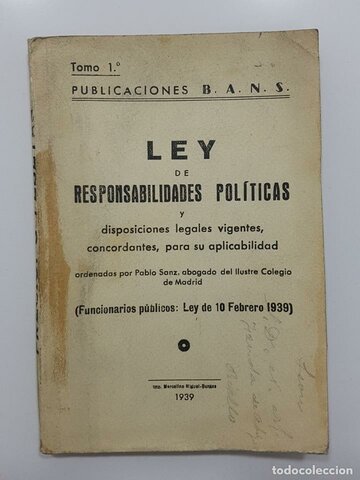 LEY DE RESPONSABILIDADES POLÍTICAS