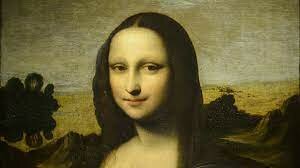 Da Vinci paints the Mona Lisa