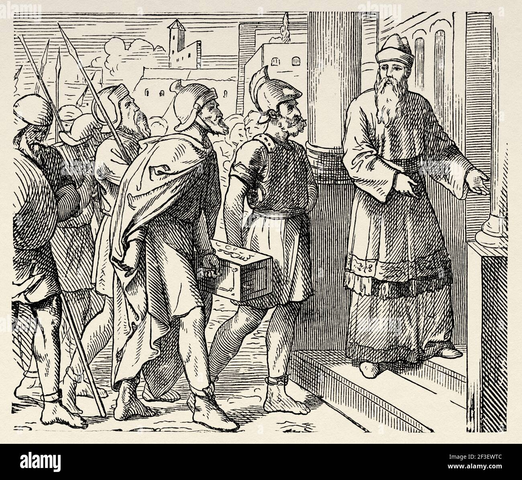 Judas y su ejército purifican el templo