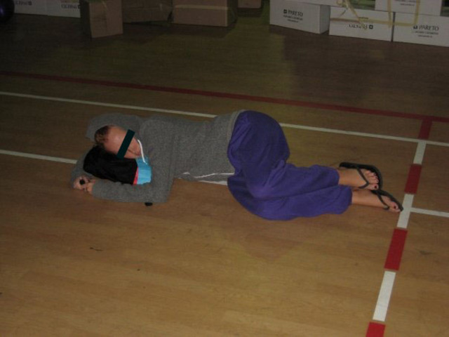 Beds? Sophs Can Sleep Anywhere.