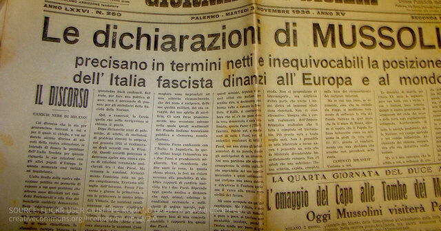 Mussolini starts his own newspaper