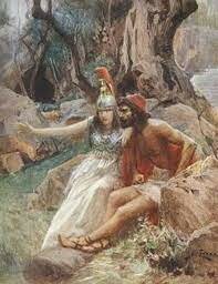 Athena aids Odysseus