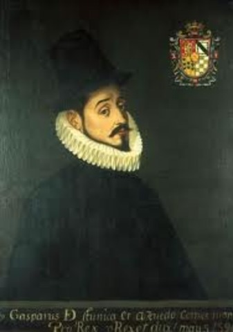 Gaspar de Zúñiga y Acevedo es nombrado virrey