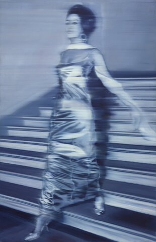 Woman Descending the Staircase by Gerhard Richter