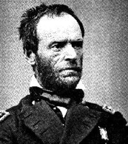 Sherman marches through North and South Carolina.
