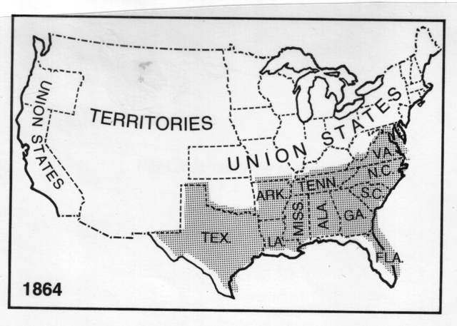 Four more states join the Confederacy.