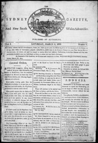 Fr Therry is misquoted in the Sydney Gazette