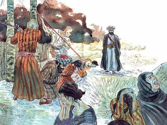 Primera masacre por musulmanes.