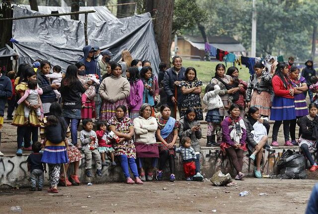 A la fecha se tiene un estimado de 1.350 indígenas entre los que se cuentan 650 niños.