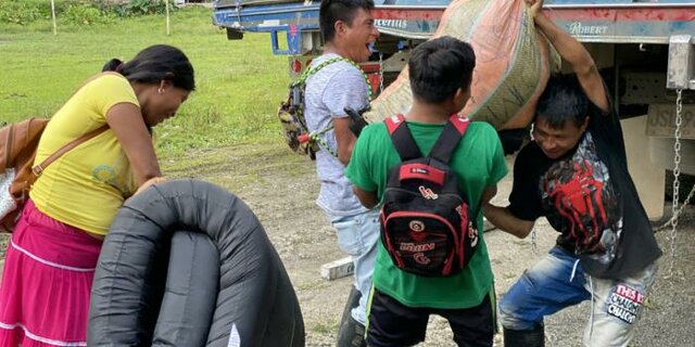 Retorno de los indígenas de la comunidad Embera a sus territorios ancestrales.