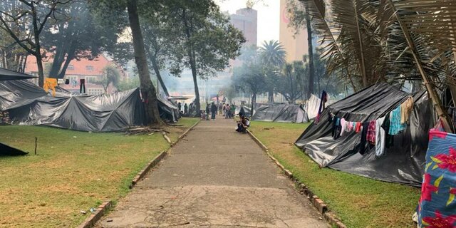 Casi 7 meses van a completar los embera en el parque nacional.