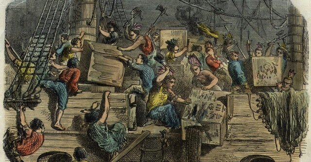 REV. AMERICANA - Boston Tea Party (Motí del te de Boston)