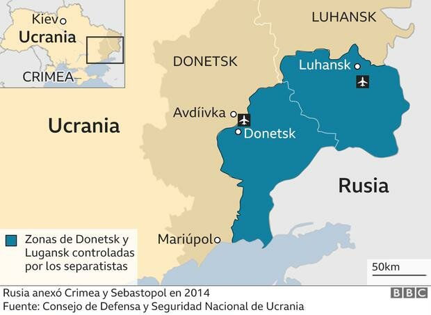 Reconocimiento de la independencia de Donetsk y Luhansk