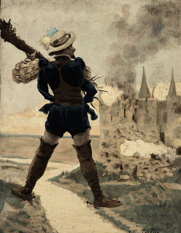 le défaite de l'armée Picrocholine