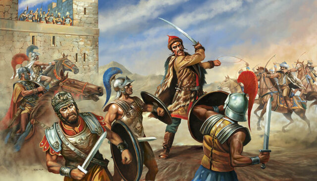 Gli Unni di Attila in Occidente.