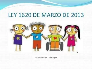 Ley 1620 de marzo