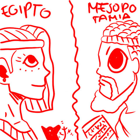 Mesopotamia y Egipto como parte del arte