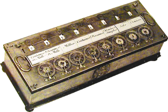 Машина Паскаля. Устройство обработки числовой информации.