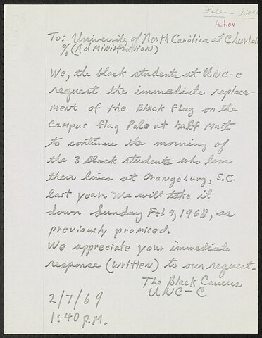 UNC Charlotte refuses to acknowledge Black student deaths