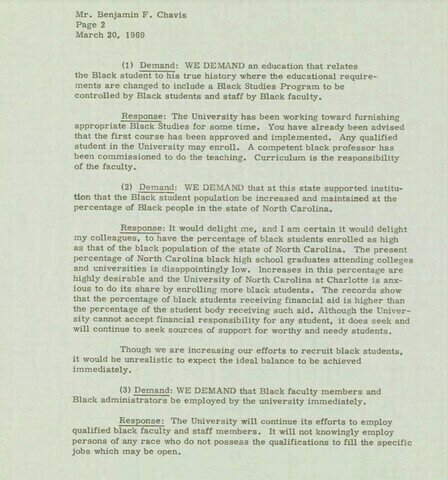 Colvard responds to Ben Chavis