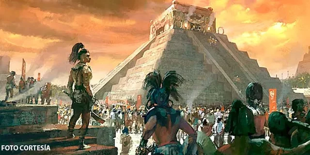 MAYAS llegando a su esplendor máximo el año 300 d.C. al 900 d.C.