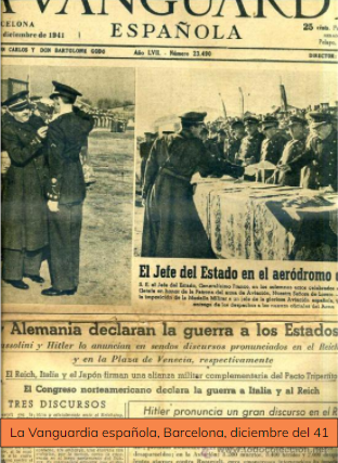 Declaración de guerra a Estados Unidos por parte de Italia y Alemania