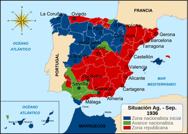 The Spanish Civil War Begins