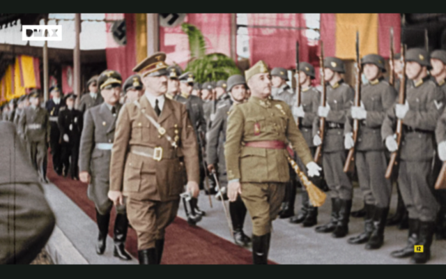 Encuentro Franco-Hitler en Hendaya (23 de octubre).