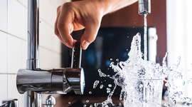 Timeline: Uso de agua promedio en un hogar