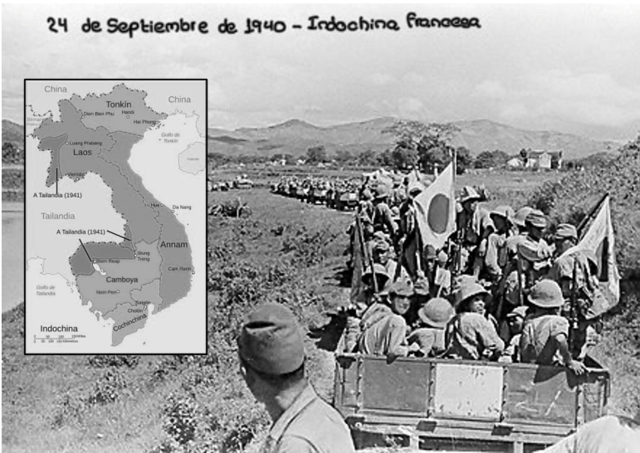 Invasión japonesa de indochina