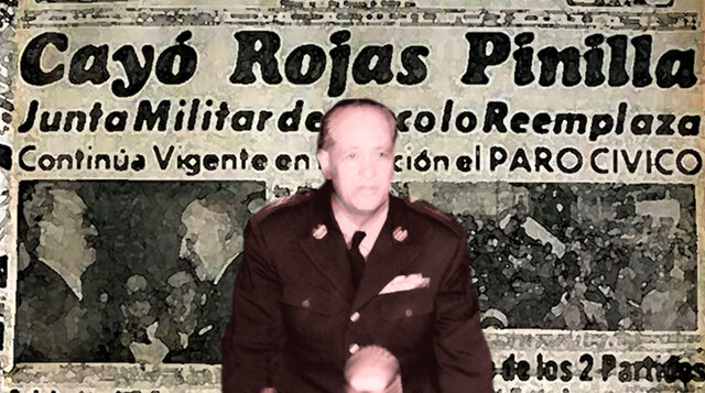 Fin de la dictadura de Rojas Pinilla