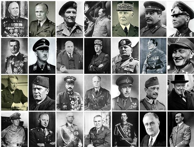 Who were the leaders in Warld War II