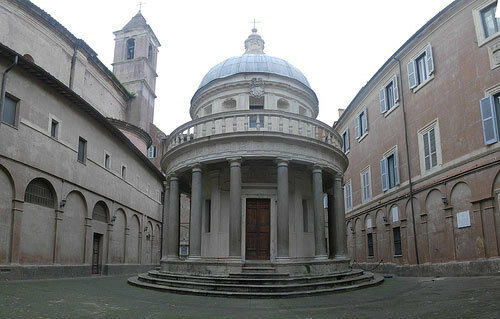II Tempietto, capilla de S. Pietro in Montorio