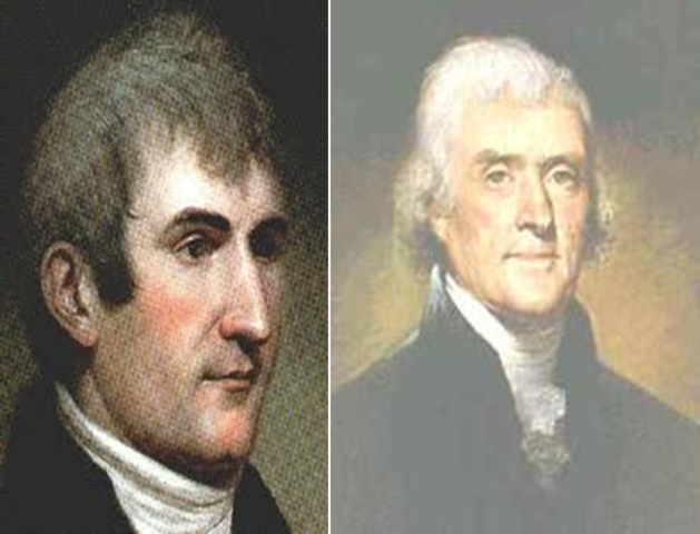 Lewis is employed as Jefferson's Personal Secretary