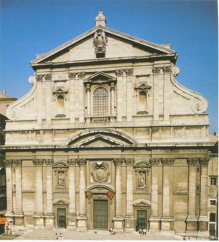 Iglesia de II Gesü, Roma, h. 1575-1577.