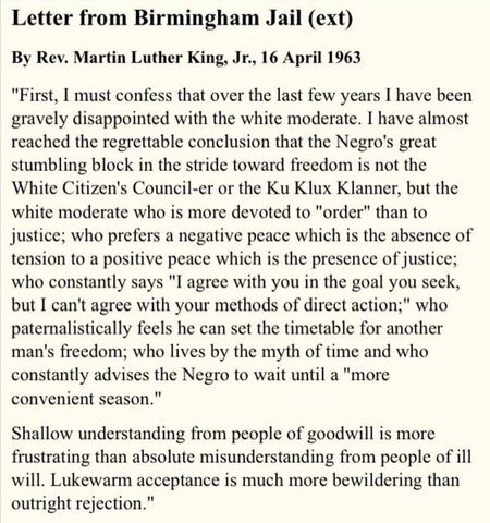 Letter From Birmingham Jail