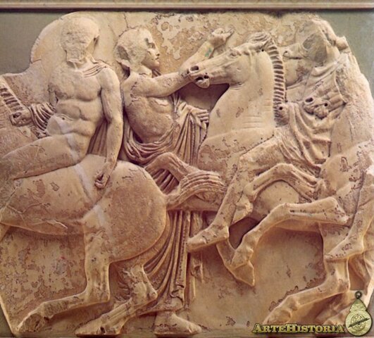 Caballo y jinete, h. 440 a. C.