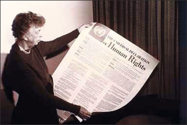 The universal Declaration of human rights