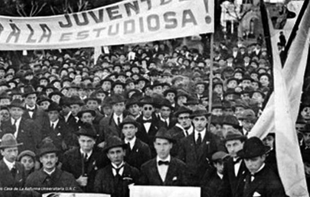Protestas en la Universidad Nacional de Córdoba
