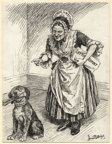 Salida de japón de la sociedad de naciones