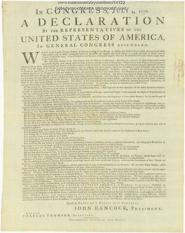 Declaration of independence